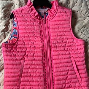 Girls Lilly Pulitzer puff vest